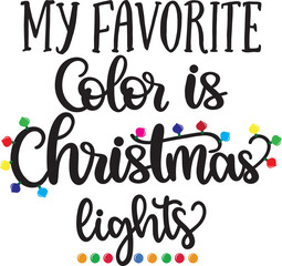 My Favorite Color is Christmas Lights 3