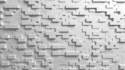White 3d background vector abstract pattern texture