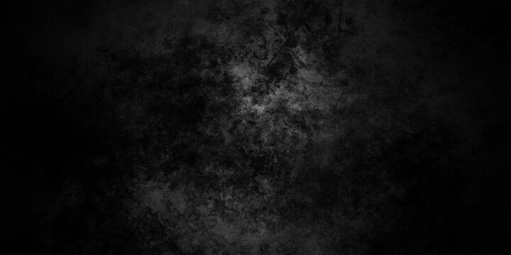 dark concrete background, plaster black wall, dark and black texture chalkboard background. Abstract black texture background for creative graphic design
