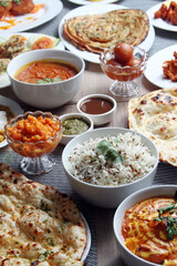 Freshly cooked Indian and other Mediterranean food