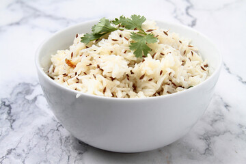 Freshly cooked Jeera Palao