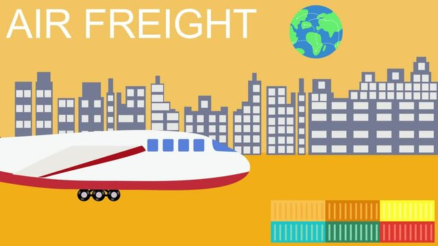 air freight, airplane, delivery, airplane delivering cargos 