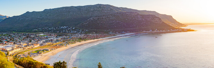 Fish Hoek residential neighborhood viewed from the top of mountain © Sunshine Seeds