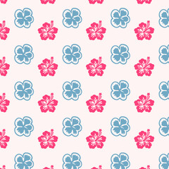 Garden flower, plants, botanical, vector design for fashion, fabric, wallpapers and all prints on green mint color background.