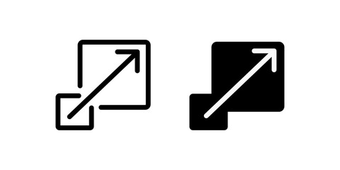 Fototapeta premium Scalability icon. Premium style design from startup collection. UX and UI. Pixel perfect scalability icon for web design, apps, software, printing usage.