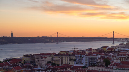 The 25th of april bridge, Lisbon, Portugal