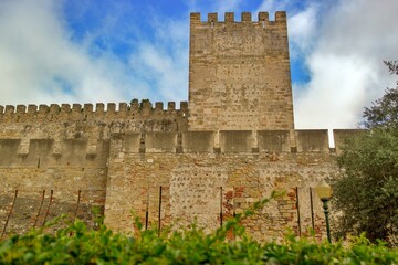 Fototapeta na wymiar The Saint Georges Castle, Lisbon, Portugal