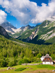 Fototapeta na wymiar Trenta Valley, Julian Alps, Slovenia