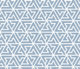 Geometric seamless patterns. Abstract geometric hexagonal graphic design print pattern. Seamless geometric pattern