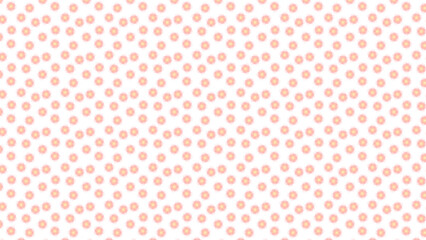 淡い色の桜の模様パターンイラスト16：9　かわいい和柄