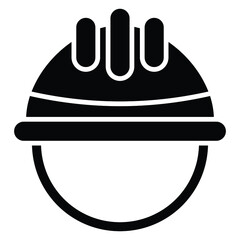 construction helmet Vector icon which is suitable for commercial work

