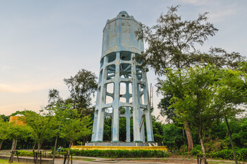 Old water tower at puzi township, chiayi, taiwan