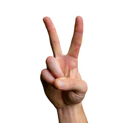 Victory Peace Sign Hand