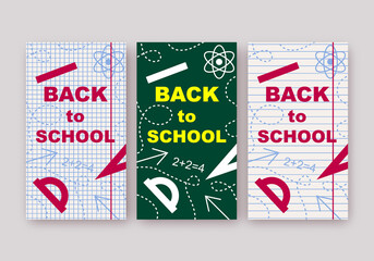 Back to school illustration. Perfect for your design. School background. Back to school vector banner. Education