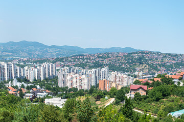 Mojmilo and hills around Sarajevo