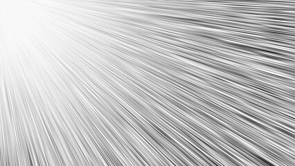 Obraz premium 集中線（角_黒）の背景のイラスト