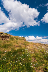 Andorra lakes on Tristaina scenic view