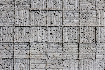 Old cement background with square shapes