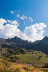 Fototapeta premium Andorra lakes on Tristaina scenic view
