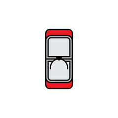 ring line icon. Elements of wedding illustration icons. Signs, symbols can be used for web, logo, mobile app, UI, UX