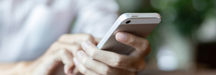 Women use smart phone to register online purchases using credit card payments, Convenience in the world of technology and the internet, Shopping online and banking online concept.