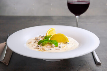 italian pasta with sea food