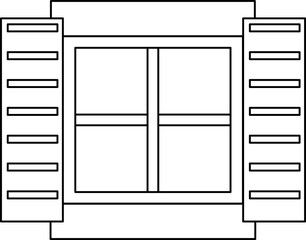 window design illustration isolated without background