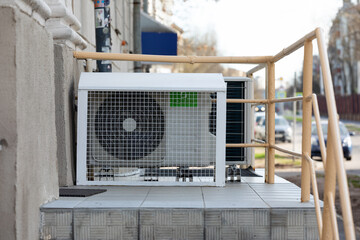 external condensing unit of the air conditioning unit