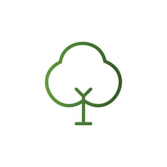 tree vector for website symbol icon presentation