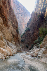 Canyon Saklikent in Turkish means 