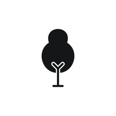 tree silhouette vector for website symbol icon presentation