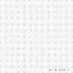 White texture - seamless geometric dotted pattern. Repeatable technology background, digital trendy design