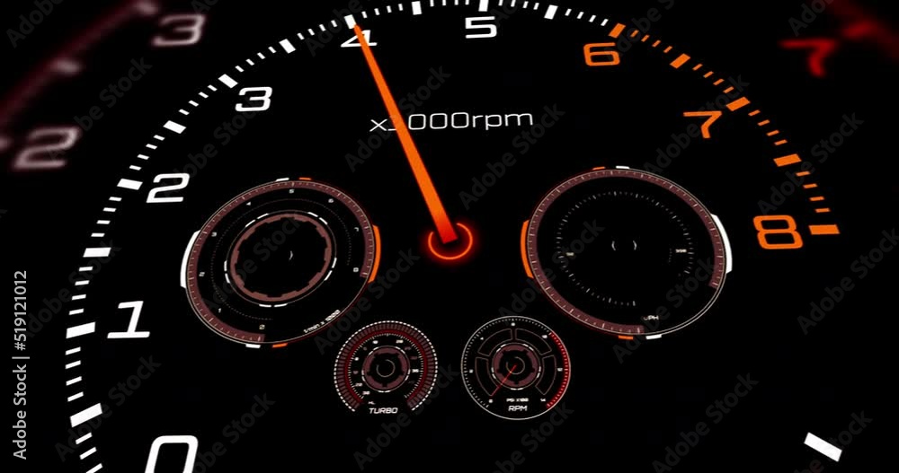 Poster high tech sport car speeding up. working v8 engine 3d animation with fire and explosions. racing spo