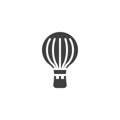 Obraz premium Hot air balloon vector icon