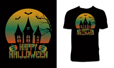 Happy Halloween T Shirt Design 