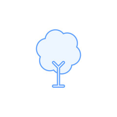 tree vector for website symbol icon presentation