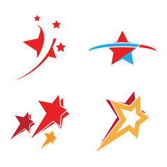 Star icon Template vector illustration design