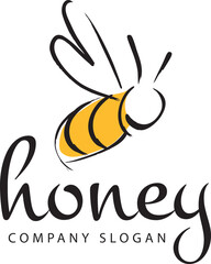 honey bee - obrazy, fototapety, plakaty