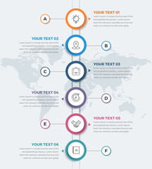 Modern Vertical Circle Infographics