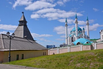 The Kul Sharif Mosque in the Kazan Kremlin.