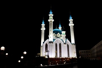 The Kul Sharif Mosque in the Kazan Kremlin.