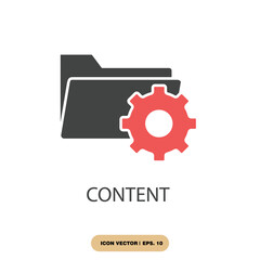 content icons  symbol vector elements for infographic web