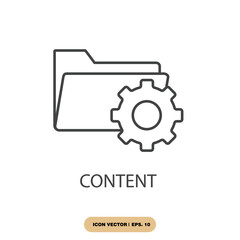 content icons  symbol vector elements for infographic web