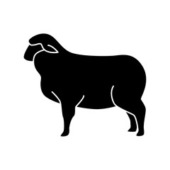 Lamb icon vector design template.
