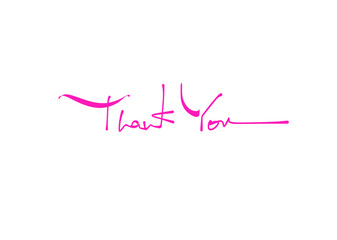 Thank you,lettering,vector,hand written,pink
