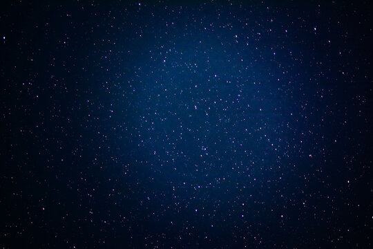 Astro photography. Night sky and shining stars. Milky Way