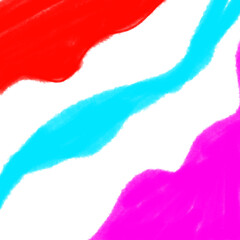 Fototapeta na wymiar Blue pink orange watercolor abstract art 