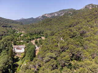 Obraz premium Sa Granja, manor in Superna valley, Esporlas, Majorca, Spain