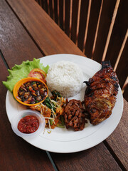 fried pork with rice