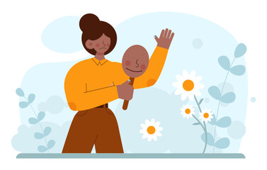 Happiness concept. People showing positive emotions. Joyfull